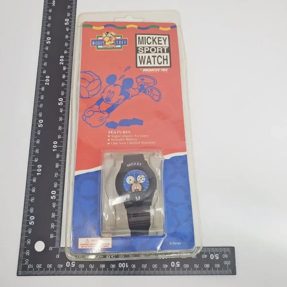 Vintage Disney Mickey Mouse Kids Sport Watch